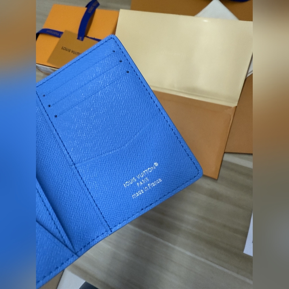 Louis Vuitton Pocket Organizer Blue - Picture 14 of 14